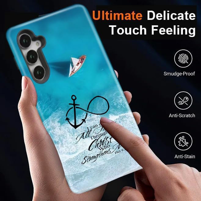 Compatible for Samsung Galaxy A57 5G Case, Dual Layer Heavy Duty 2 in 1 - Image 7