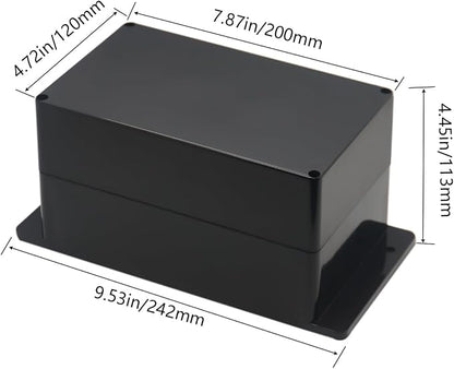 Project Box ABS Black Electrical Boxes IP65 Outdoor Waterproof Box Electronic - Image 3