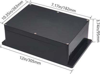 Project Box ABS Black Electrical Boxes IP65 Outdoor Waterproof Box Electronic - Image 3