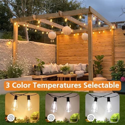Brightever 3 Color in 1 LED Outdoor String Lights - Image 5