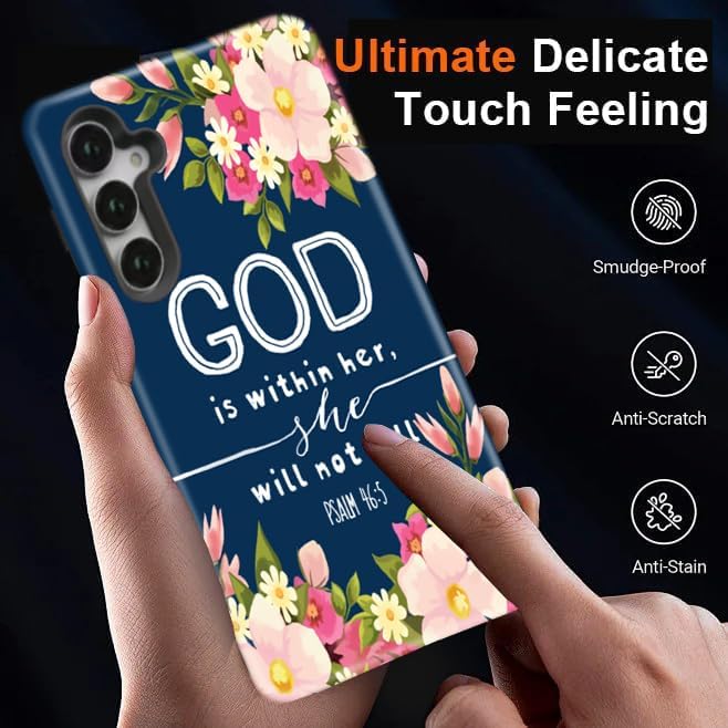 Compatible for Samsung Galaxy S24 FE 5G Case, Dual Layer Heavy Duty 2 in 1 - Image 7