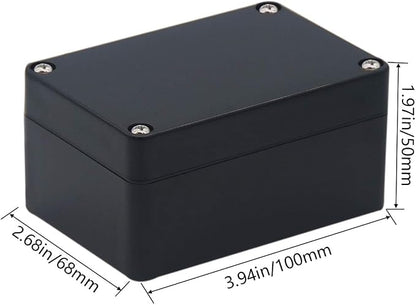 2 Pack Project Box Waterproof Plastic Junction Box ABS IP65 Electronic Project - Image 2