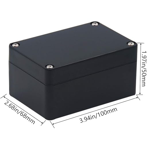2 Packs Junction Box IP65 Waterproof ABS Plastic Electrical Project Case Power - Image 2