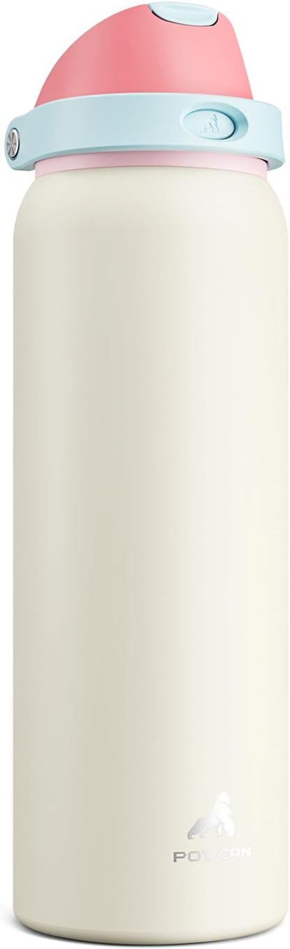 POWCAN 40 oz Large Water Bottle by POWCAN