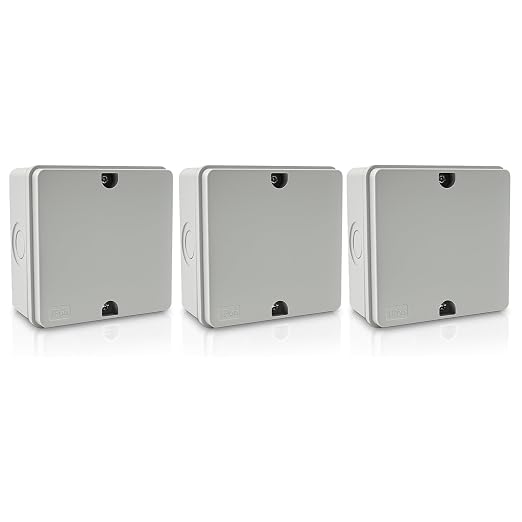 NineLeaf Junction Box, Waterproof Electrical Box IP66 Water Resistant Dustproof by NineLeaf