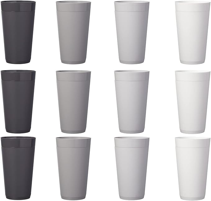 US Acrylic Newport 20 ounce Unbreakable Plastic Stackable Water Tumblers in - Image 7
