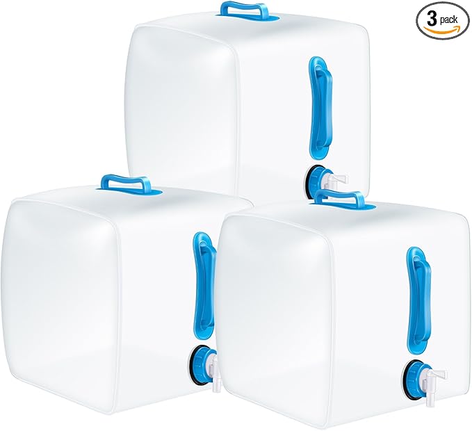 Reallnaive 3 Pack Collapsible Water Container by Unknown