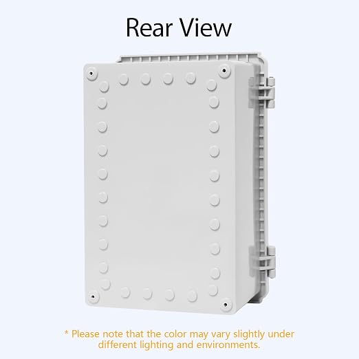 LeMotech Electrical Box, IP67 Waterproof Hinged Cover Stainless Steel Latch - Image 6