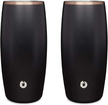 SNOWFOX Premium Vacuum Insulated Stainless Steel Beer Glass, Home Bar by Snowfox