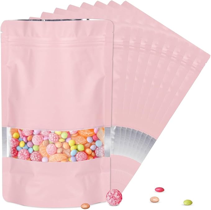 5.5"x7.8" 120pcs Mylar Bags for Food Storage, Smell Proof Bag by ODDIER