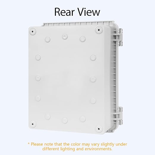 LeMotech Electrical Box, IP67 Waterproof Hinged Clear Cover Stainless Steel - Image 6