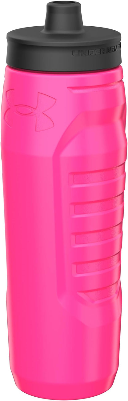 Under Armour 32oz Sideline Squeeze Bottle Hot Pink by UnderArmour