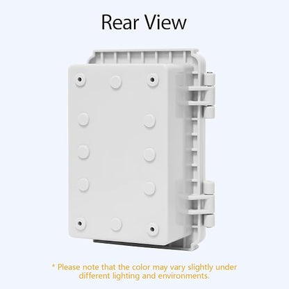 LeMotech Electrical Box, IP67 Waterproof Hinged Cover Stainless Steel Latch - Image 6