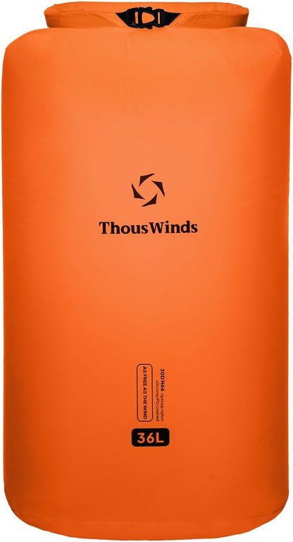 Thous Winds Heavy Duty Waterproof Dry Bag, 36L Lightweight Roll Top Dry Storage by ThousWinds