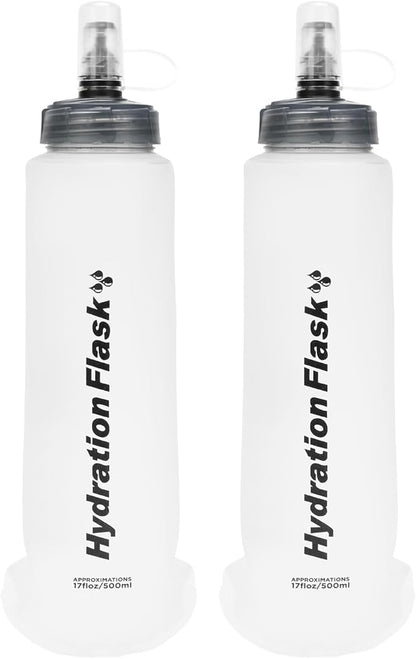TRIWONDER TPU Collapsible Flask BPA-Free Soft Folding Water Bottles by TRIWONDER