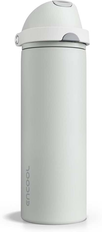 Insulated Water Bottle with Straw by ENCOOL