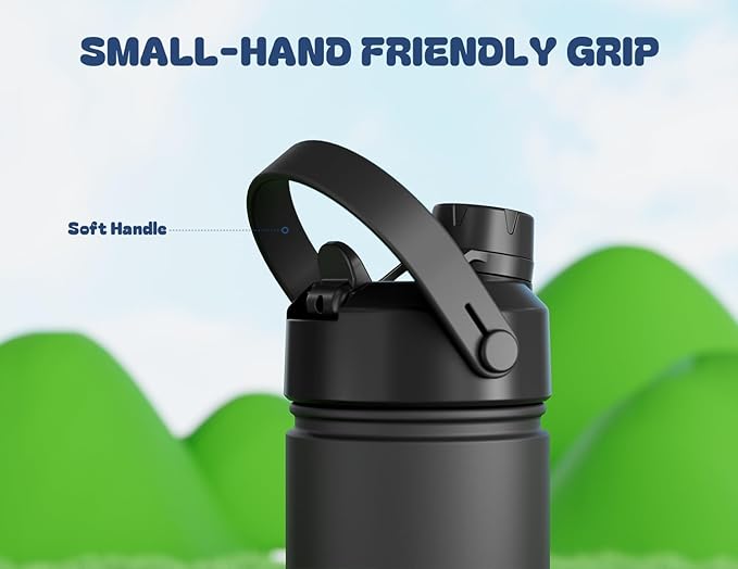 POWCAN 2 Pack 18 oz Kids Insulated Water Bottle - Image 4