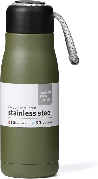 Small Water Bottle 12 oz, Dusgut Insulated Water Bottle, Stainless Steel by Dusgut