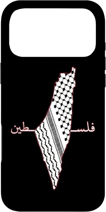 Keffiyeh Palestine Map Arabic Scarf Shemagh Palestinian Flag Case by Unknown