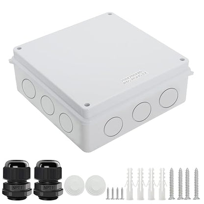 LeMotech Junction Box, Electrical Box IP65 Water Resistant Dustproof ABS by LeMotech