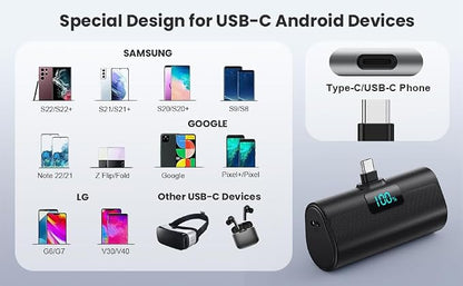 Portable Charger for iPhone 17/16/15 Series, 5200mAh PD USB C Power Bank - Image 8