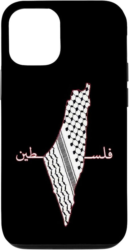 Keffiyeh Palestine Map Arabic Scarf Shemagh Palestinian Flag Case by Unknown
