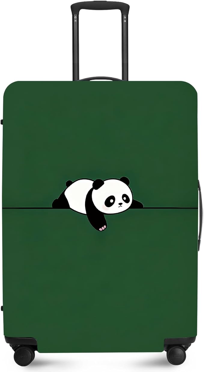ANNA QUEEN Panda Travel Luggage Cover- Cartoon Cute Stretchable Airplane by ANNAQUEEN