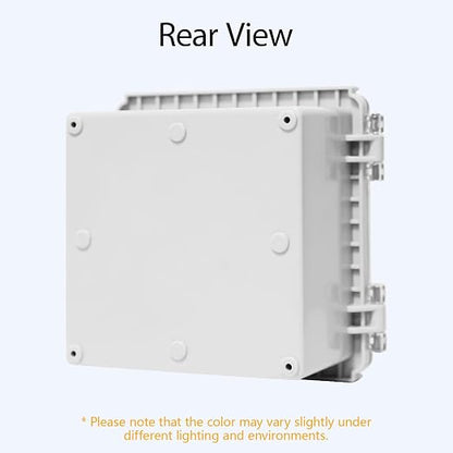 LeMotech Electrical Box, IP67 Waterproof Hinged Clear Cover Stainless Steel - Image 6