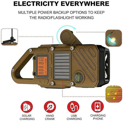 Walkie Talkies for Adults Rechargeable, FM/NOAA Emergency Radios - Image 5