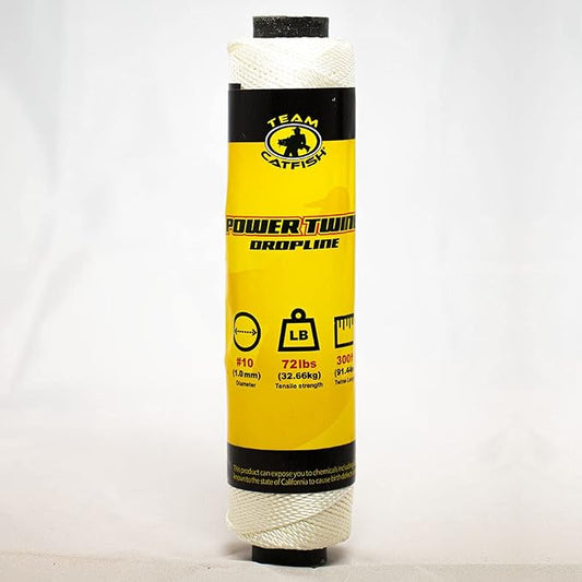 TEAM CATFISH Power Twine – 100% Nylon Bank Line by TeamCatfish