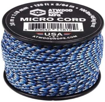 Atwood Rope MFG Micro Utility Cord 1.18mm X 125ft Reusable Spool | Tactical by AtwoodRopeMFG