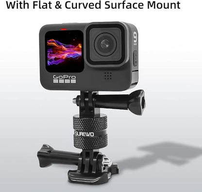 Aluminum 360 Degree Rotation Camera Mount, Metal Bracket Adapter, Aluminum - Image 4