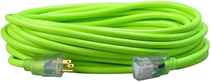 Southwire Heavy Duty Extension Cord, 12 Gauge, 3 Conductor, High Visibility by Southwire