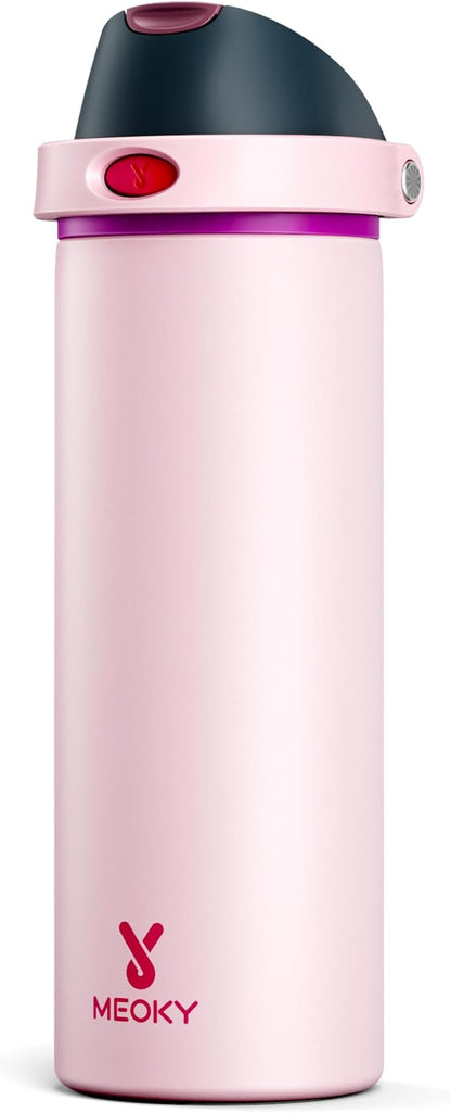 24 oz Insulated Water Bottle for Sports: Meoky Stainless Steel Water Bottle by MEOKY