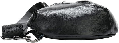 Hebetag Leather Crossbody Sling Bag - Image 6