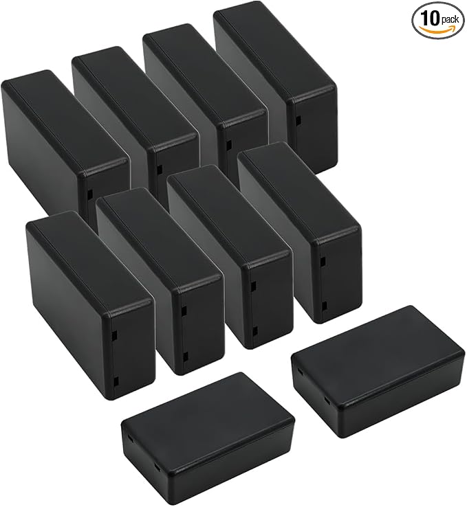 LeMotech Project Box 10 Pieces ABS Plastic Electrical Project Case Small by LeMotech