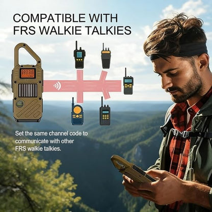 Walkie Talkies for Adults Rechargeable, FM/NOAA Emergency Radios - Image 4
