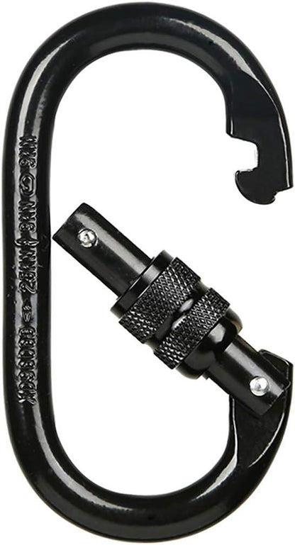 Heavy Duty Locking Climbing Carabiner Clip CE Rated 25 kN 5600 LB Rugged - Image 4