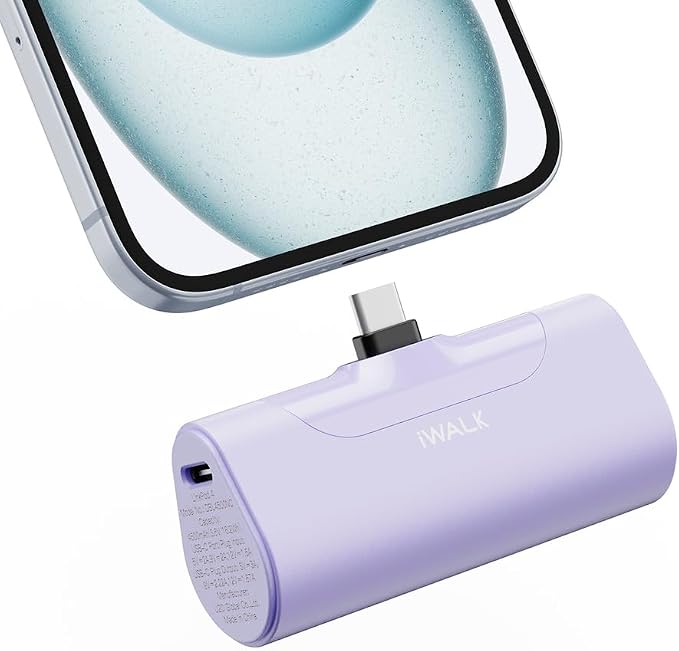 iWALK Portable Charger for iPhone 17/16/15 USB-C Small Power Bank 20W 4 by iWALK
