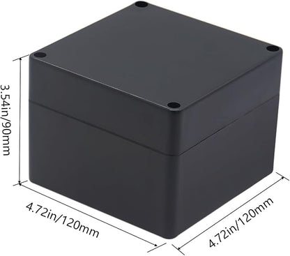 Project Box IP65 Waterproof Junction Box ABS Plastic Black Electrical Boxes DIY - Image 2