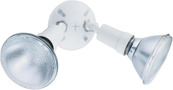 Lithonia Lighting Outdoor Flood Light Fixture, Adjustable Twin Par Flood Light by AcuityBrands