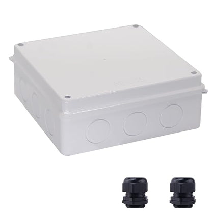 Junction Box Dustproof Waterproof IP65 ABS Plastic Electrical Boxes, Indoor & by LuSumtly