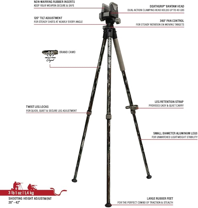 BOG DeathGrip Aluminum Tripod - Image 5