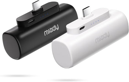 Miady 2-Pack 5000mAh Mini Portable Charger by Miady