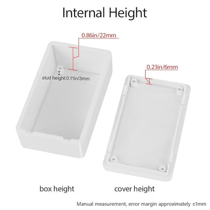 LeMotech Project Box 10 Pieces ABS Plastic Electrical Project Case Small - Image 4