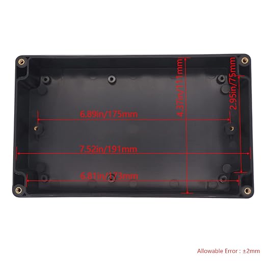 Project Box IP65 Waterproof Junction Box ABS Plastic Electrical Boxes DIY - Image 3