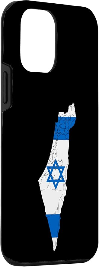 Israel National Flag Distressed Map Case - Image 3