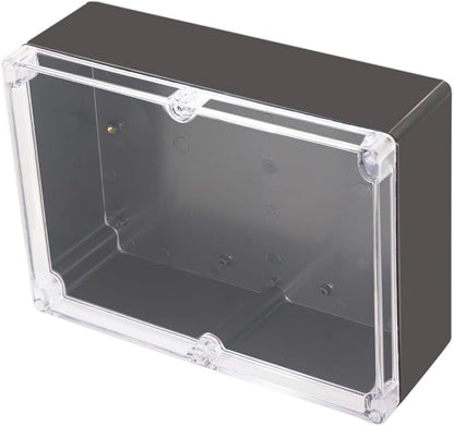 Project Box IP65 Waterproof Junction Box ABS Plastic Black Electrical Boxes DIY by Otdorpatio