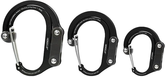 GEAR AID HEROCLIP 360° Swivel Carabiner Gear Clip and Hook by GEARAID