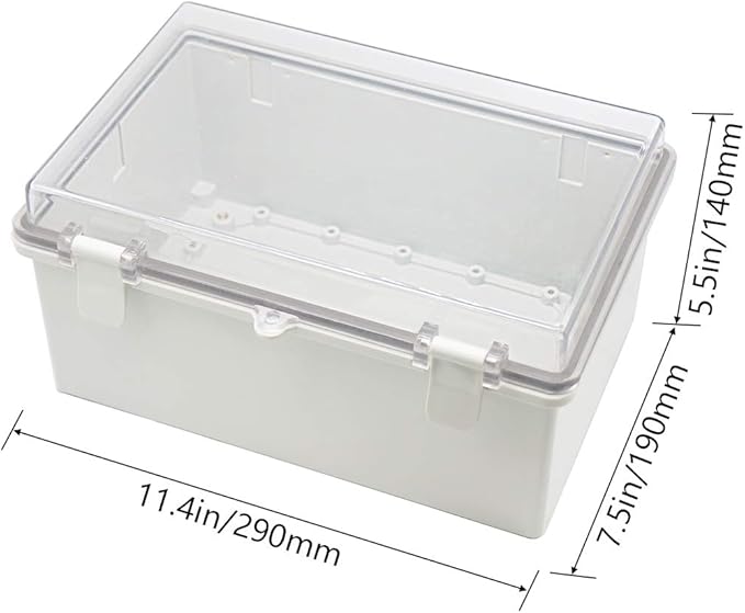 Zulkit Junction Box ABS Plastic Dustproof Waterproof IP65 Electrical Boxes - Image 2